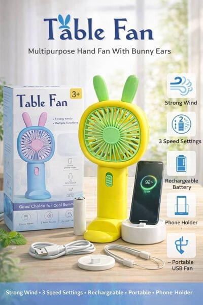 JS35 Bunny Ear Handy Fan (Imported)