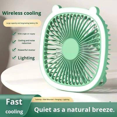 3265 Hanging + Table LED Fan (Imported)